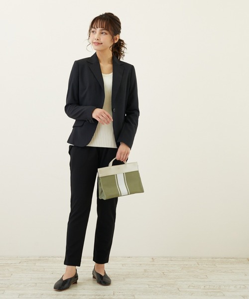 ROOTOTE（ルートート）の「ルートート/バッグインバッグ サポートトート LT.ルーキャリッジ.Remo-te(リモッテ)-A（トートバッグ・レディース・ブラック/ネイビー/ブラウン/カーキ/ストライプ/ドット・FREE）」の18枚目の写真