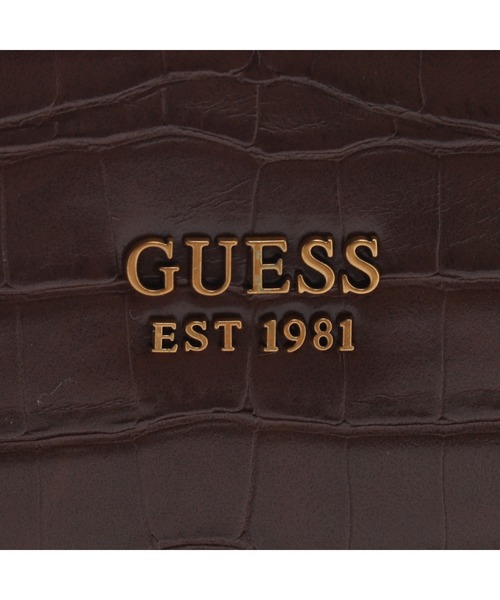 Guess（ゲス）の「KATEY Mini Top Zip Shoulder Bag（ショルダーバッグ・レディース・ピンク/グリーン/ブラウン・ONE SIZE）」の8枚目の写真