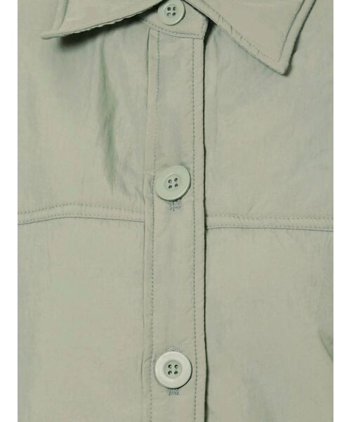 EMODA（エモダ）の「パッファーシャツブルゾン（ブルゾン・レディース・ブラック/グリーン/アイボリー・FREE）」の9枚目の写真