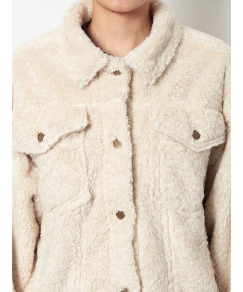 merry jenny（メリージェニー）の「ステンカラーエコーファーカバーオール（カバーオール・レディース・アイボリー/ブラック/ブラウン・FREE）」の14枚目の写真