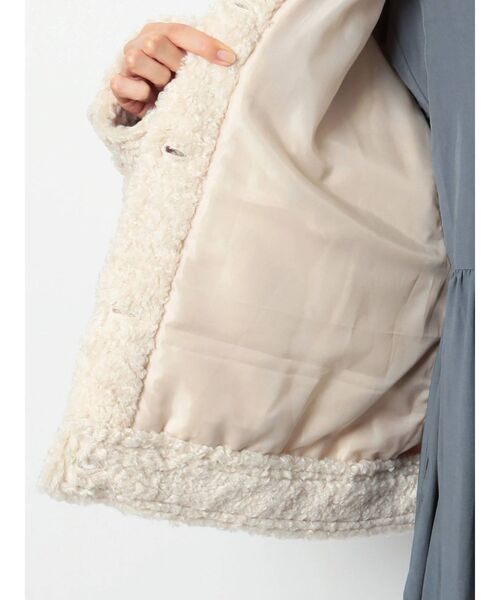 merry jenny（メリージェニー）の「ステンカラーエコーファーカバーオール（カバーオール・レディース・アイボリー/ブラック/ブラウン・FREE）」の17枚目の写真