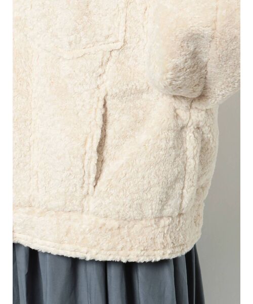 merry jenny（メリージェニー）の「ステンカラーエコーファーカバーオール（カバーオール・レディース・アイボリー/ブラック/ブラウン・FREE）」の12枚目の写真