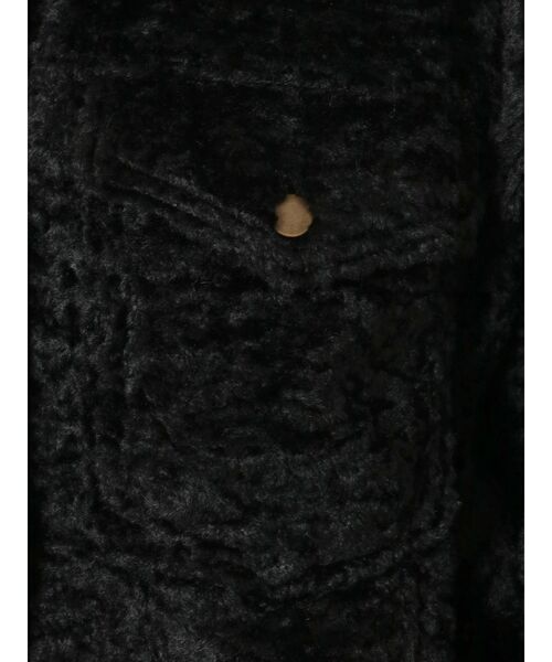 merry jenny（メリージェニー）の「ステンカラーエコーファーカバーオール（カバーオール・レディース・アイボリー/ブラック/ブラウン・FREE）」の5枚目の写真