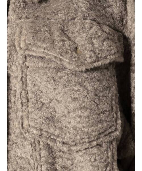 merry jenny（メリージェニー）の「ステンカラーエコーファーカバーオール（カバーオール・レディース・アイボリー/ブラック/ブラウン・FREE）」の7枚目の写真