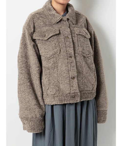 merry jenny（メリージェニー）の「ステンカラーエコーファーカバーオール（カバーオール・レディース・アイボリー/ブラック/ブラウン・FREE）」の21枚目の写真