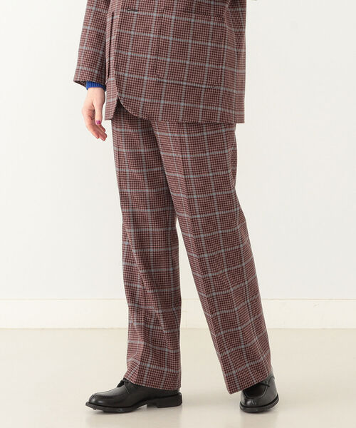 BEAMS BOY（ビームスボーイ）の「BEAMS BOY / チェック スラックス（スラックス・レディース・ダークブラウン/ベージュ・1/0）」の12枚目の写真