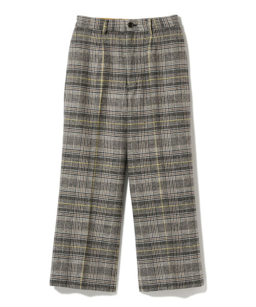 BEAMS BOY（ビームスボーイ）の「BEAMS BOY / チェック スラックス（スラックス・レディース・ダークブラウン/ベージュ・1/0）」の15枚目の写真