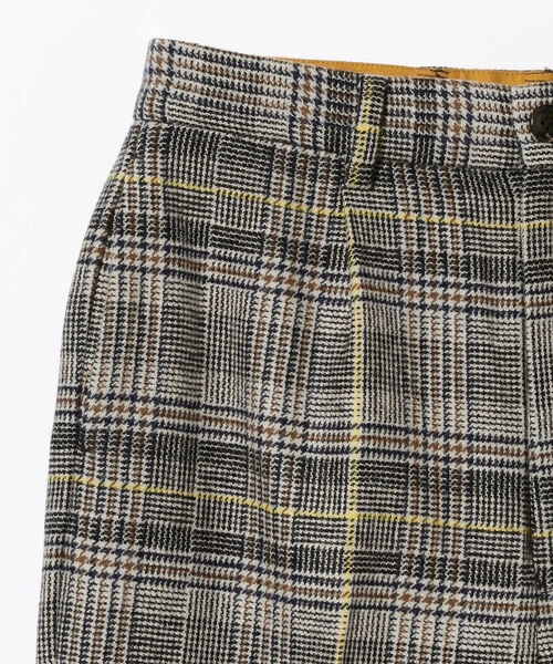 BEAMS BOY（ビームスボーイ）の「BEAMS BOY / チェック スラックス（スラックス・レディース・ダークブラウン/ベージュ・1/0）」の16枚目の写真