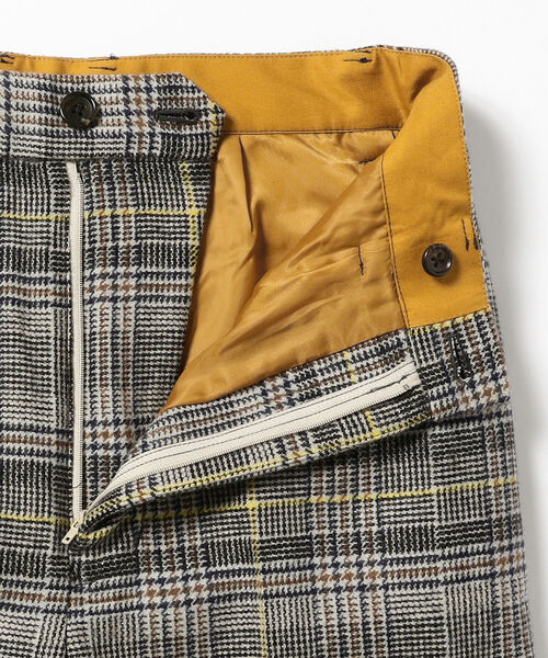 BEAMS BOY（ビームスボーイ）の「BEAMS BOY / チェック スラックス（スラックス・レディース・ダークブラウン/ベージュ・1/0）」の17枚目の写真