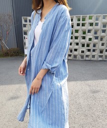 Bifrost | ストライプシャツワンピース(シャツワンピース)