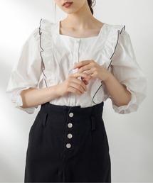 OLIVE des OLIVE | 天使の7分袖ブラウス(シャツ/ブラウス)