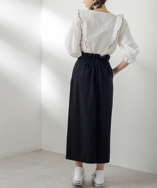 OLIVE des OLIVE（オリーブデオリーブ）の「天使の7分袖ブラウス（シャツ/ブラウス・レディース・オフホワイト/ブラウン/ブラック/ベージュ・FREE）」の16枚目の写真