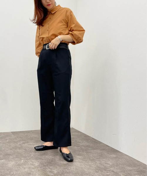 apres jour mignon（アプレジュールミニョン）の「袖ボリュームシャツ【ZOZOTOWN限定アイテム】（シャツ/ブラウス・レディース・オフホワイト/ブラック/オレンジ・X-LARGE/フリー）」の12枚目の写真