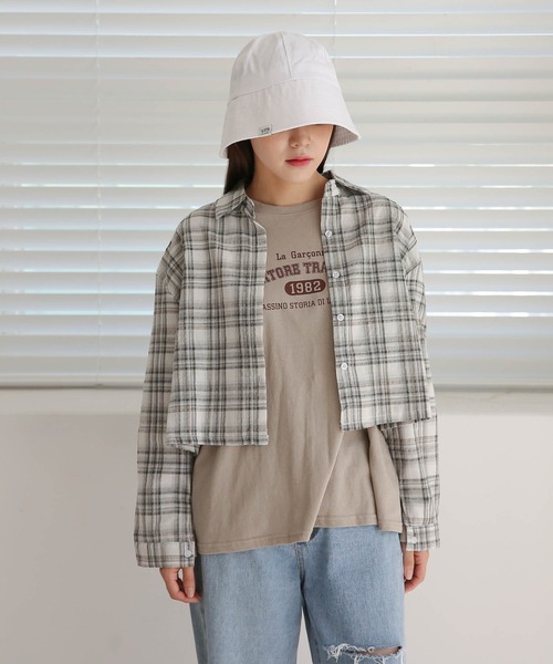 UNE MANSION(ユヌマンション)の「コットンベーシックバケットハット(ハット・レディース・ホワイト/ブラック/ベージュ・ONE SIZE)」の10枚目の写真