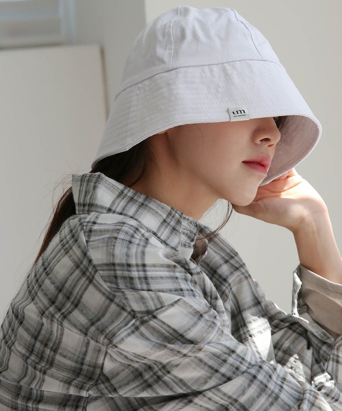 UNE MANSION(ユヌマンション)の「コットンベーシックバケットハット(ハット・レディース・ホワイト/ブラック/ベージュ・ONE SIZE)」の20枚目の写真