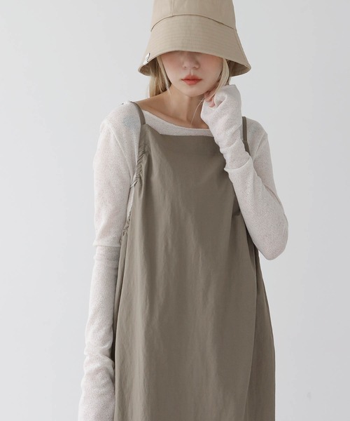 UNE MANSION(ユヌマンション)の「コットンベーシックバケットハット(ハット・レディース・ホワイト/ブラック/ベージュ・ONE SIZE)」の11枚目の写真