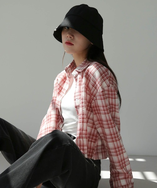 UNE MANSION(ユヌマンション)の「コットンベーシックバケットハット(ハット・レディース・ホワイト/ブラック/ベージュ・ONE SIZE)」の21枚目の写真