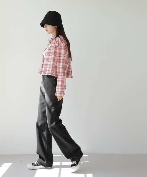 UNE MANSION(ユヌマンション)の「コットンベーシックバケットハット(ハット・レディース・ホワイト/ブラック/ベージュ・ONE SIZE)」の9枚目の写真