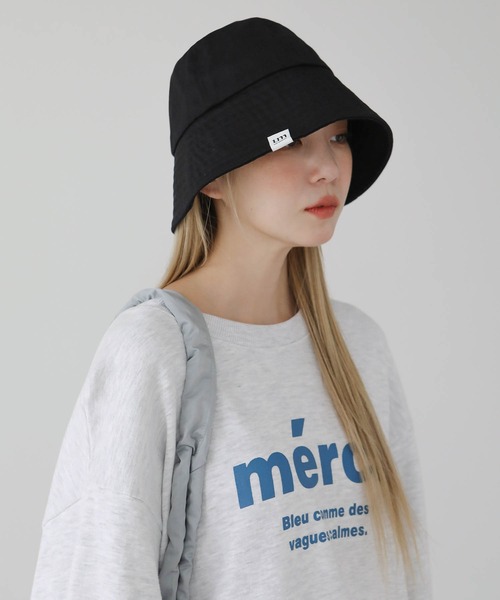 UNE MANSION(ユヌマンション)の「コットンベーシックバケットハット(ハット・レディース・ホワイト/ブラック/ベージュ・ONE SIZE)」の18枚目の写真