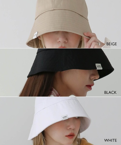 UNE MANSION(ユヌマンション)の「コットンベーシックバケットハット(ハット・レディース・ホワイト/ブラック/ベージュ・ONE SIZE)」の19枚目の写真
