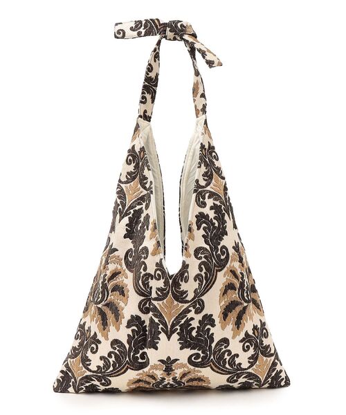 The Bagmati（ザバグマティ）の「The Bagmati:ペイズリージャカードトート◆（トートバッグ・レディース・ブラウン/ブルー・ONE SIZE）」の5枚目の写真