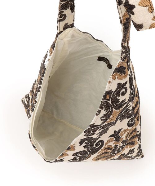 The Bagmati（ザバグマティ）の「The Bagmati:ペイズリージャカードトート◆（トートバッグ・レディース・ブラウン/ブルー・ONE SIZE）」の3枚目の写真