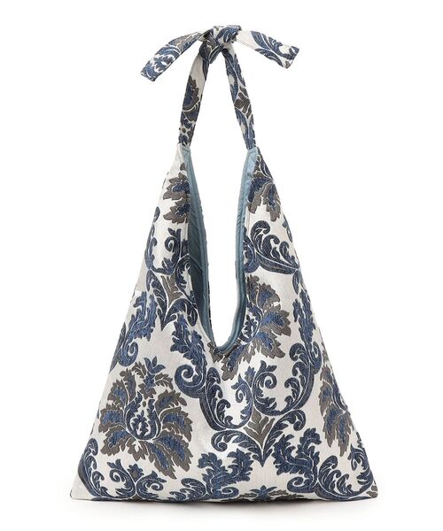 The Bagmati（ザバグマティ）の「The Bagmati:ペイズリージャカードトート◆（トートバッグ・レディース・ブラウン/ブルー・ONE SIZE）」の4枚目の写真