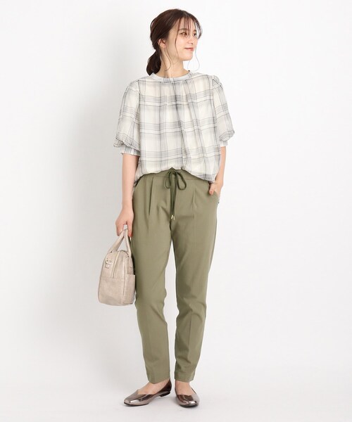 grove(グローブ)の「◆【S-3L】キレクティブパンツ(その他パンツ・レディース・ブラック/ナチュラル/ダークグリーン/ブルー・04/05/02/01/03)」の6枚目の写真