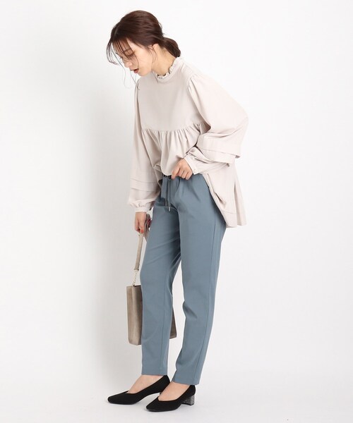 grove(グローブ)の「◆【S-3L】キレクティブパンツ(その他パンツ・レディース・ブラック/ナチュラル/ダークグリーン/ブルー・04/05/02/01/03)」の9枚目の写真