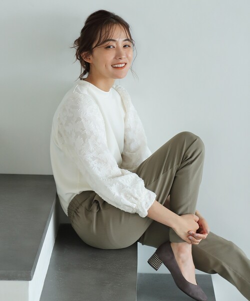 grove(グローブ)の「◆【S-3L】キレクティブパンツ(その他パンツ・レディース・ブラック/ナチュラル/ダークグリーン/ブルー・04/05/02/01/03)」の13枚目の写真