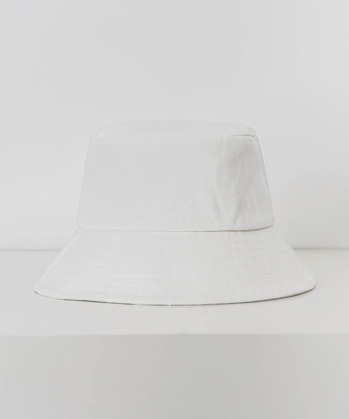 FOLLOWIN（フォロウィン）の「ベーシックコットンバケットハット（ハット・レディース・ホワイト/ブラック/ライトベージュ・ONE SIZE）」の12枚目の写真