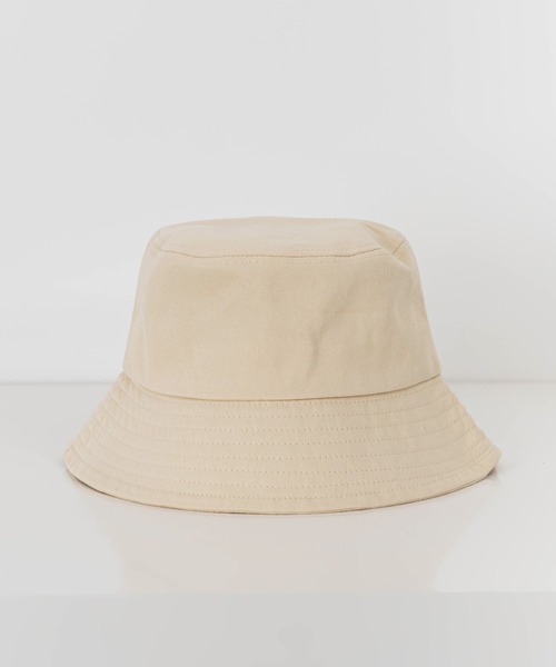 FOLLOWIN（フォロウィン）の「ベーシックコットンバケットハット（ハット・レディース・ホワイト/ブラック/ライトベージュ・ONE SIZE）」の21枚目の写真