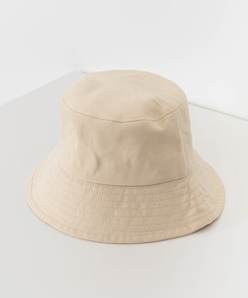 FOLLOWIN（フォロウィン）の「ベーシックコットンバケットハット（ハット・レディース・ホワイト/ブラック/ライトベージュ・ONE SIZE）」の5枚目の写真