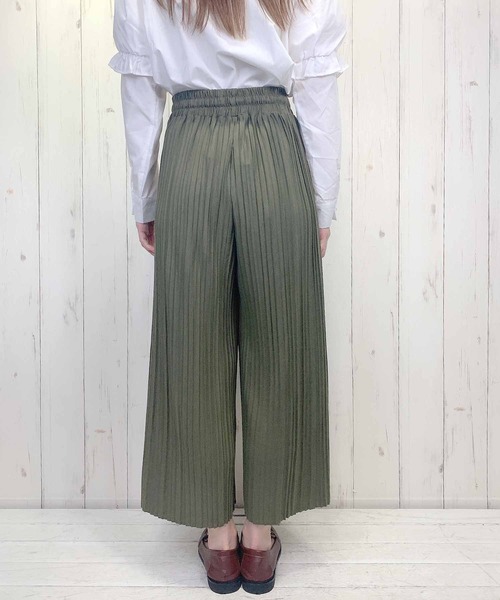 Clice de Paris(クリシェドゥパリス)の「K/プリーツパンツ(その他パンツ・レディース・グレー/ブラック/カーキ・ONESIZE)」の9枚目の写真