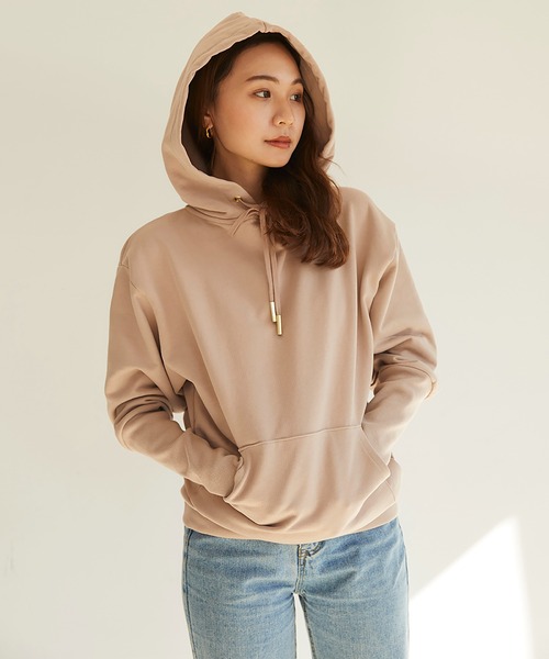RANDEBOO（ランデブー）の「Puff hoodie top（スウェット・レディース・ネイビー/ピンクベージュ・FREE）」の20枚目の写真