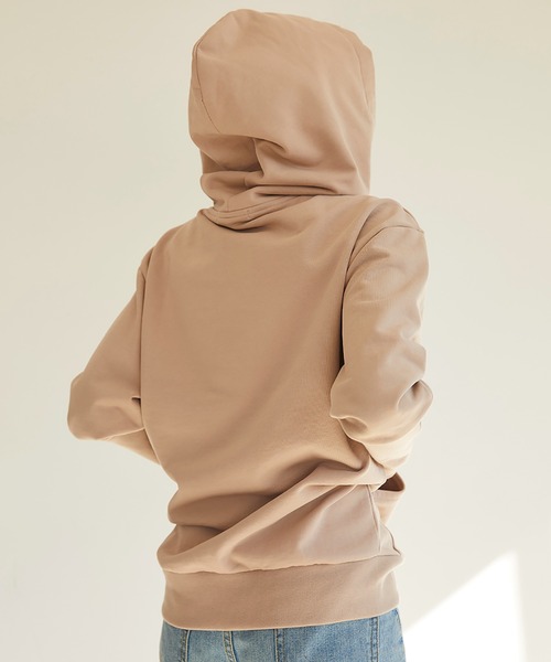 RANDEBOO（ランデブー）の「Puff hoodie top（スウェット・レディース・ネイビー/ピンクベージュ・FREE）」の21枚目の写真
