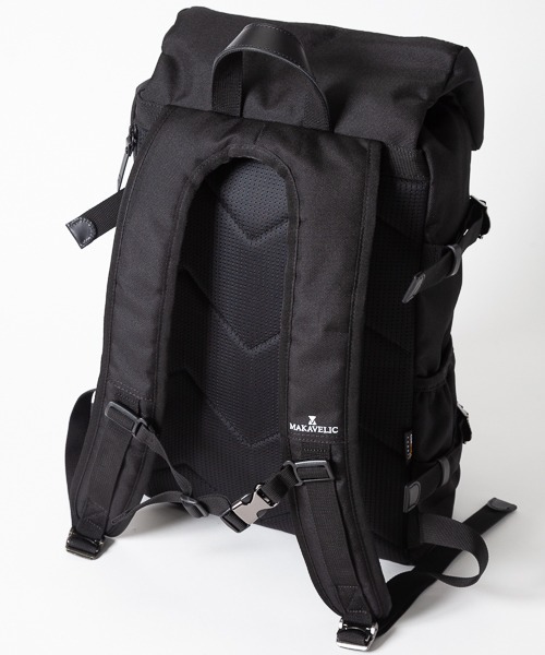 MAKAVELIC(マキャベリック)の「【62】【MAKAVELIC】DOUBLE BELT PMD MIX DAYPACK(バックパック/リュック・メンズ・ブラック/ネイビー系・FREE)」の17枚目の写真
