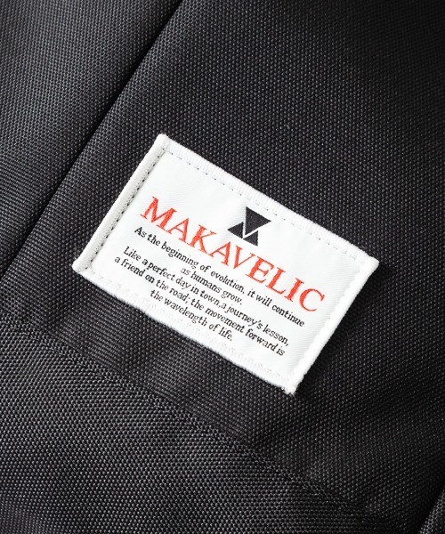 MAKAVELIC(マキャベリック)の「【62】【MAKAVELIC】DOUBLE BELT PMD MIX DAYPACK(バックパック/リュック・メンズ・ブラック/ネイビー系・FREE)」の13枚目の写真