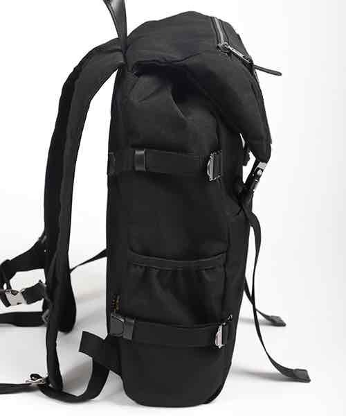 MAKAVELIC(マキャベリック)の「【62】【MAKAVELIC】DOUBLE BELT PMD MIX DAYPACK(バックパック/リュック・メンズ・ブラック/ネイビー系・FREE)」の4枚目の写真
