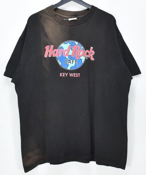 VINTAGE(ヴィンテージ)の「【ヴィンテージ古着】Hard Rock CAFE/ハードロックカフェ ロゴ プリントTシャツ USA製(Tシャツ/カットソー・メンズ・ブラック・X-LARGE)」の1枚目の写真