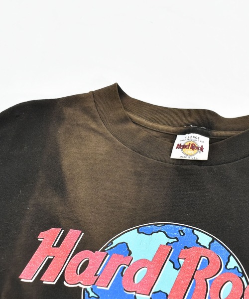 VINTAGE(ヴィンテージ)の「【ヴィンテージ古着】Hard Rock CAFE/ハードロックカフェ ロゴ プリントTシャツ USA製(Tシャツ/カットソー・メンズ・ブラック・X-LARGE)」の3枚目の写真