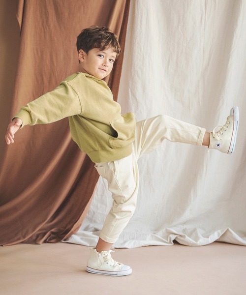 BRANSHES(ブランシェス)の「ピグメント染めパーカー(パーカー・キッズ・サックスブルー/キャメル/チャコールグレー/ベージュ・100cm/110cm/120cm/90cm/140cm/150cm/130cm)」の18枚目の写真