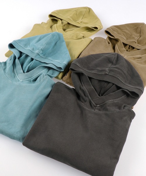 BRANSHES(ブランシェス)の「ピグメント染めパーカー(パーカー・キッズ・サックスブルー/キャメル/チャコールグレー/ベージュ・100cm/110cm/120cm/90cm/140cm/150cm/130cm)」の17枚目の写真