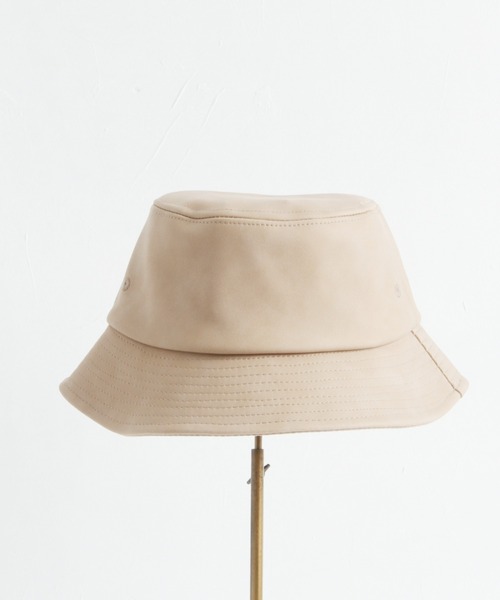 Cookie Chocolate（クッキーチョコレート）の「フェイクレザーバケットハット（ハット・レディース・ベージュ・FREE）」の7枚目の写真