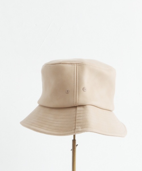 Cookie Chocolate（クッキーチョコレート）の「フェイクレザーバケットハット（ハット・レディース・ベージュ・FREE）」の8枚目の写真