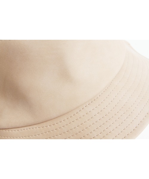 Cookie Chocolate（クッキーチョコレート）の「フェイクレザーバケットハット（ハット・レディース・ベージュ・FREE）」の9枚目の写真