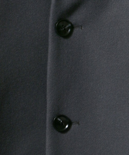 ANPAS(アンパス)の「Melton Oversize Chester Coat/メルトン オーバーサイズ チェスターコート(チェスターコート・メンズ・グレイッシュベージュ/ブラウン/チャコールグレー/ブラック・M/L/LL)」の13枚目の写真