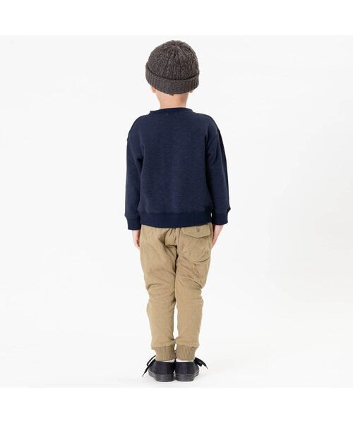 F.O.KIDS(エフオーキッズ)の「裏シャギー恐竜トレーナー(スウェット・キッズ・マスタード/ネイビー/グレー/ブラウン・80/110/95/120/130/90/140/100)」の6枚目の写真