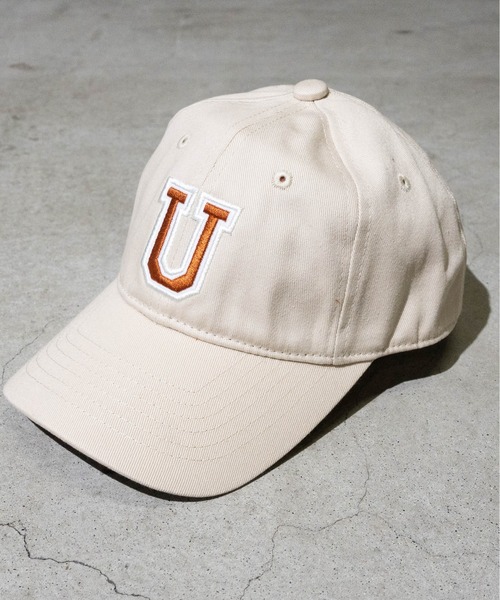 UNIVERSAL OVERALL（ユニバーサルオーバーオール）の「【Y】UNIVERSAL OVERALL 　ワッペンキャップ（キャップ・キッズ・ブラック/ダークグリーン/アイボリー・FREE）」の2枚目の写真