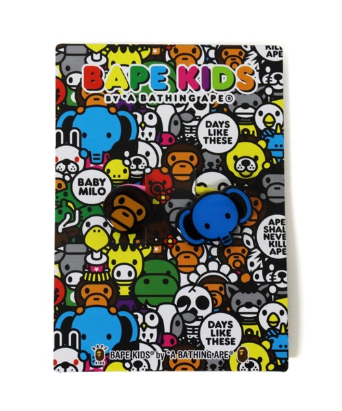 A BATHING APE（アベイシングエイプ）の「BABY MILO FRIENDS HAIR RUBBER BAND SET K（ヘアゴム・キッズ・ホワイト/サックスブルー/イエロー・FREE）」の5枚目の写真